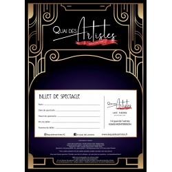 Ticket theatre pour le...